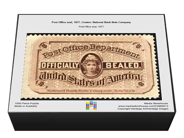 Post Office seal, 1877. Creator: National Bank Note Company