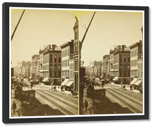 Down East Water St. from the Kirby House, 1880  /  89. Creator: Henry Hamilton Bennett