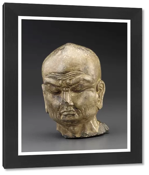 Head of a Luohan, Tang dynasty, ca. 700-750. Creator: Unknown