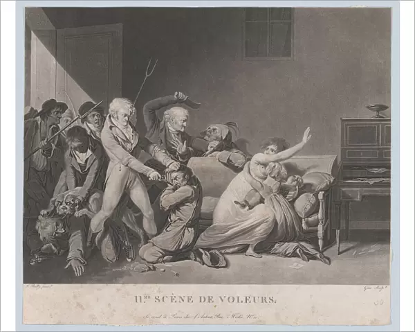 Second Scene of Thieves, ca. 1805. Creator: Gror