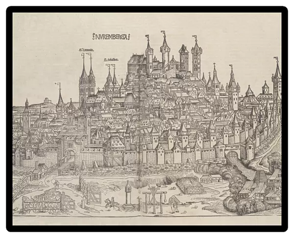 Nuremberg, 1493. Creators: Michael Wolgemut, Wilhelm Pleydenwurff