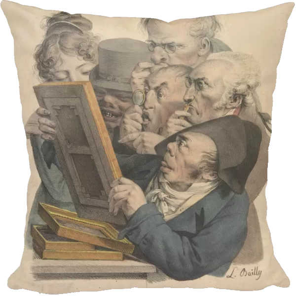 The Art Connoisseurs, 1823-28. Creator: Louis Leopold Boilly