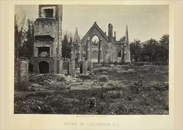 Ruins in Columbia, S. C. 1865. Creator: George N. Barnard