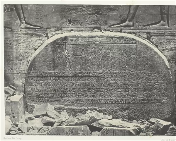 Grand Temple d Isis aPhiloe, Proscynema (Acte d Adoration);Nubie, 1849  /  51