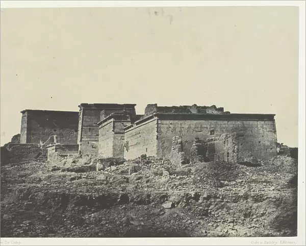 Grand Temple d Isis aPhiloe, Vue Generale Prise du Nord;Nubie, 1849  /  51