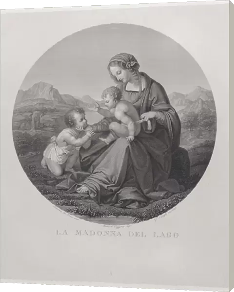Virgin and Child with the infant Saint John the Baptist... 1825