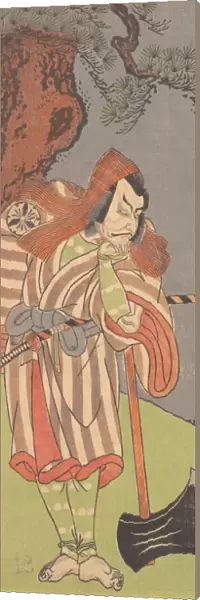The Actor the Fourth Danjuro with His Chin in His Hand... 1770. Creator: Shunsho