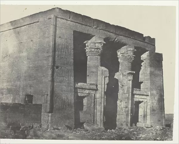 Temple De Dakkeh, Naos; Nubie, 1849  /  51, printed 1852. Creator: Maxime du Camp