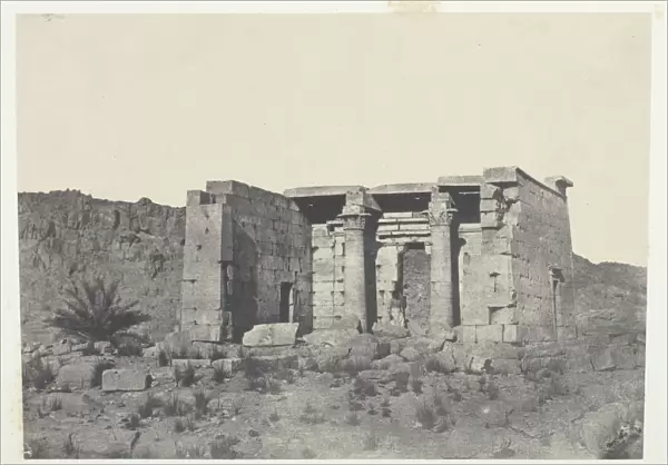 Temple de Tafeh (Ancienne Taphis), Nubie, 1849  /  51, printed 1852. Creator: Maxime du Camp