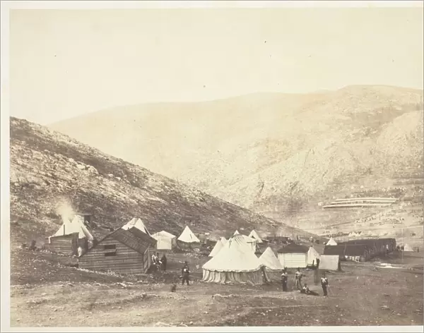 Encampment of the 71st Regiment, 1855. Creator: Roger Fenton