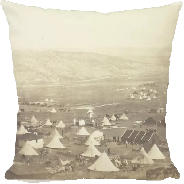 Cavalry Camp, looking towards Kadikoi, 1855. Creator: Roger Fenton