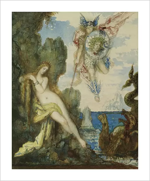Perseus and Andromeda, 1882. Creator: Moreau, Gustave (1826-1898)