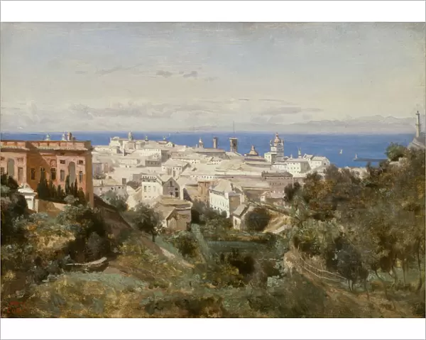 View of Genoa, 1834. Creator: Jean-Baptiste-Camille Corot