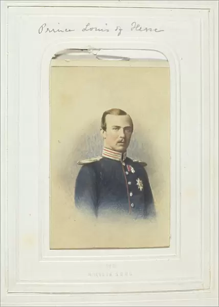 Prince Louis of Hesse, 1860-69. Creator: L. Hse & Company