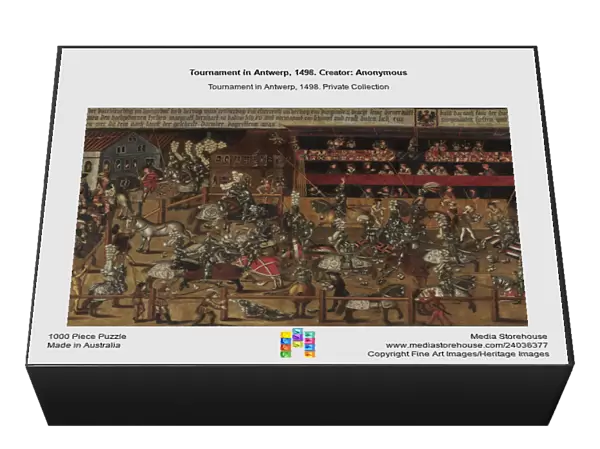 Tournament in Antwerp, 1498. Creator: Anonymous