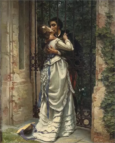The Kiss, 1910. Creator: Allason, Silvio (1843-1912)