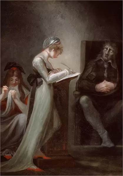 Milton Dictating to His Daughter, 1794. Creator: Henry Fuseli