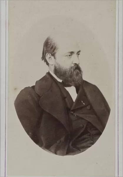 Portrait of Henri Murger (1822-1861), 1861. Creator: Petit, Pierre (1598-1677)
