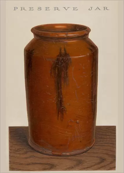 Preserve Jar, c. 1939. Creator: Alfred Parys