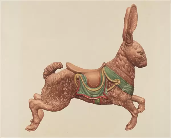 Carousel Rabbit, c. 1939. Creator: Robert Pohle