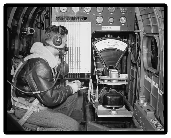 Instrumentation in B-29, 1944. Creator: NASA