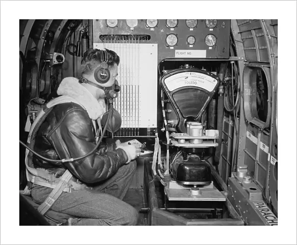 Instrumentation in B-29, 1944. Creator: NASA