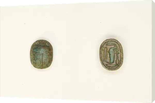 Scarab: Cobra, Egypt, New Kingdom, Ramesside Period, Dynasties 19-20 (about 1295-1096 BCE