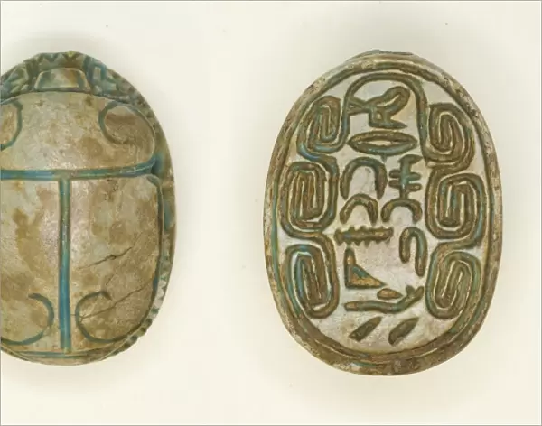 Scarab: Title (Greatest of the Tens of Upper Egypt) and Personal Name, Egypt