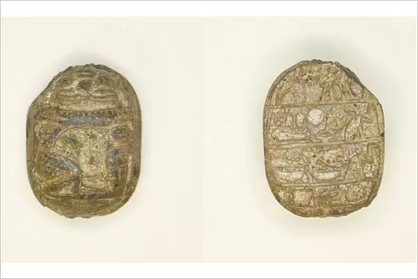 Scarab: Inscription, Egypt, Middle Kingdom (about 2055-1650 BCE). Creator: Unknown