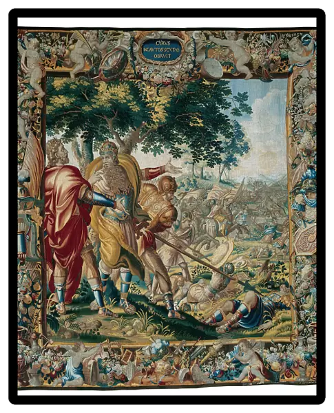 Cyrus Defeats Spargapises, from The Story of Cyrus, Flanders, c. 1670