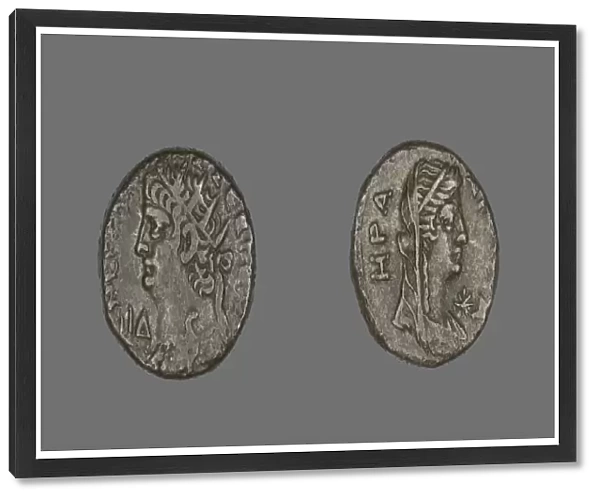 Coin Portraying Emperor Nero, 67-68. Creator: Unknown