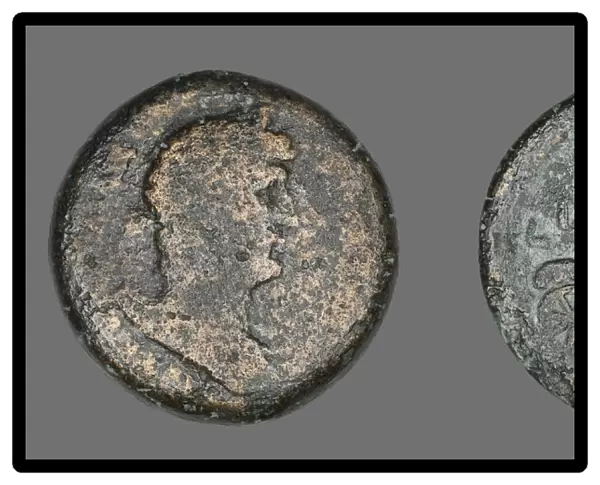 Coin Portraying Emperor Hadrian, 133-134. Creator: Unknown