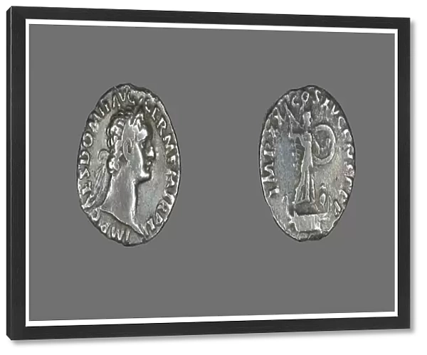 Denarius (Coin) Portraying Emperor Domitian, 91. Creator: Unknown