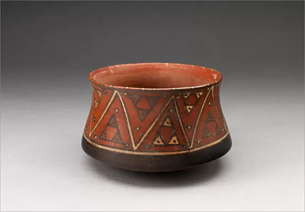 MIiniature Bowl with Geometric Textile-like Pattern, A. D. 1450  /  1532. Creator: Unknown