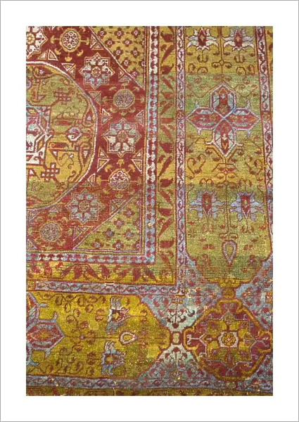 Carpet, Egypt, Mamluk period (1250-1517), early 16th century. Creator: Unknown