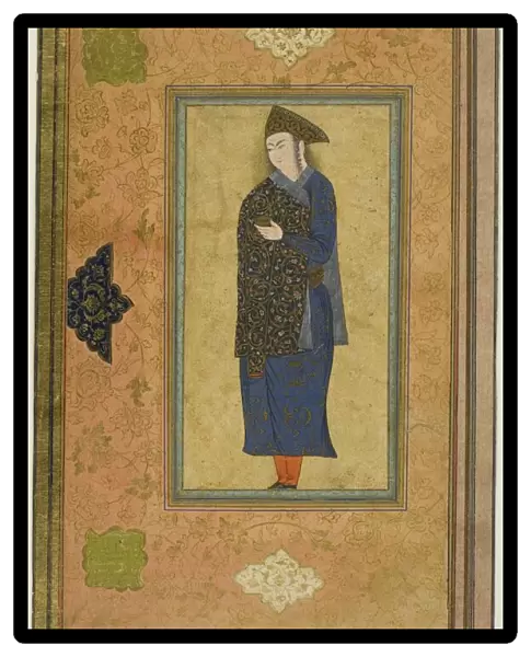 Portrait of a Young Prince, Safavid dynasty (1501-1722), c. 1600  /  1630. Creator: Unknown