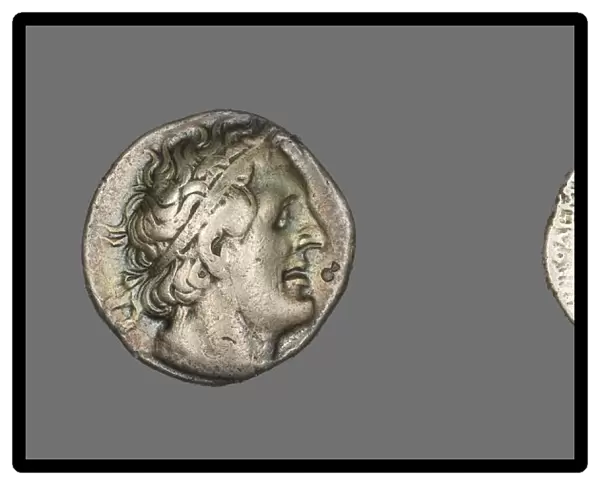 Tetradrachm (Coin) Portraying King Ptolemy I, 367-284 BCE. Creator: Unknown