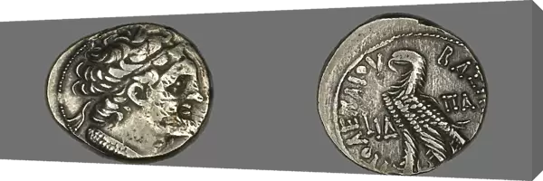 Coin Portraying King Ptolemy of Cyprus, 68-67 BCE. Creator: Unknown