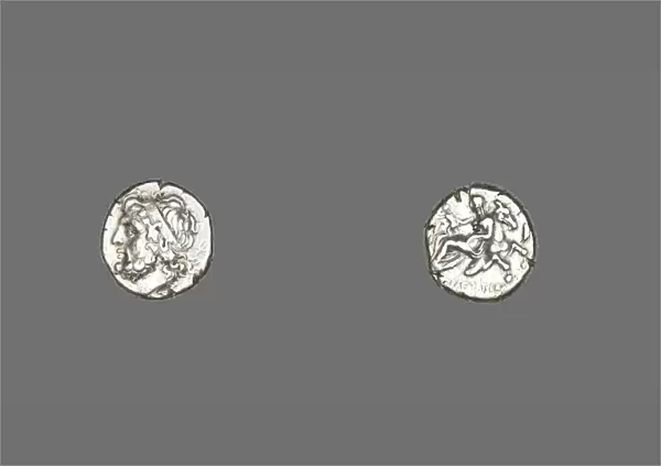 Hemidrachm (Coin) Depicting Poseidon, 3rd century BCE. Creator: Unknown