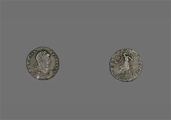 Coin Portraying Emperor Gratian, 367-375. Creator: Unknown