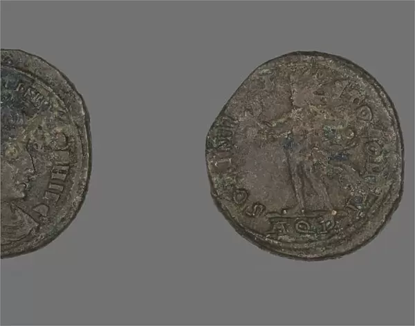 Coin Portraying Emperor Constantine I, 317 AD. Creator: Unknown