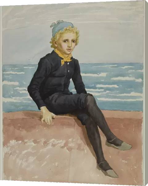 Eddie at the Seashore, n. d. Creator: Catherine Greenaway