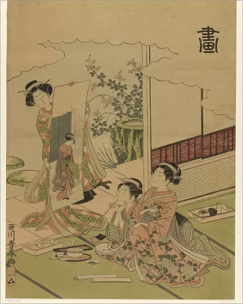 Painting (Ga), from an untitled series of the four accomplishments, c. 1772  /  75