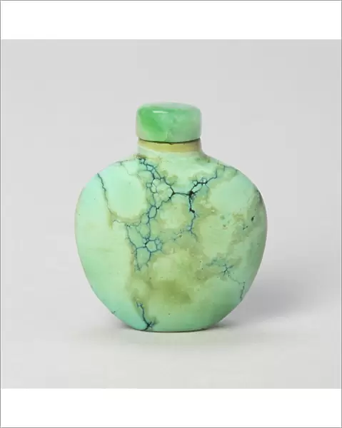 Spade-Shaped Snuff Bottle, Qing dynasty (1644-1911), 1800-1900. Creator: Unknown