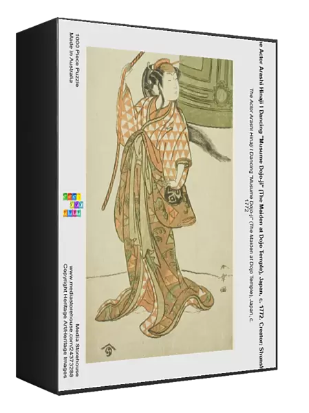 The Actor Arashi Hinaji I Dancing 'Musume Dojo-ji' (The Maiden at Dojo Temple), Japan, c. 1772. Creator: Shunsho. The Actor Arashi Hinaji I Dancing 'Musume Dojo-ji' (The Maiden at Dojo Temple), Japan, c. 1772. Creator: Shunsho