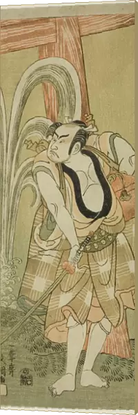 The Actor Otani Hiroji III in an Unidentified Role, c. 1770. Creator: Ippitsusai Buncho