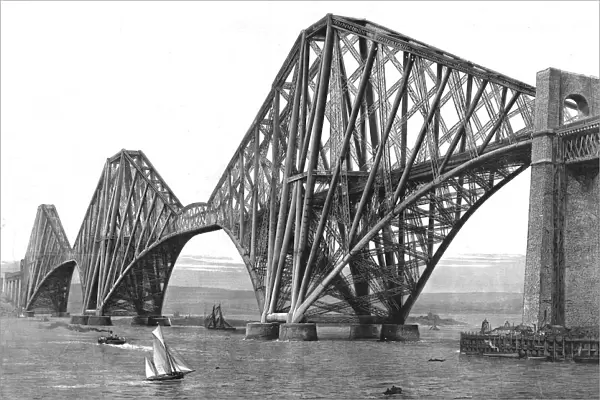 The Forth Road Bridge; To be opened by H. R. H. The Prince of Wales on Tuesday, March 4, 1890, 1890. Creator: Unknown