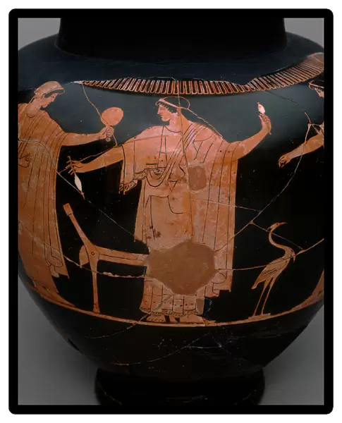 Stamnos (Mixing Jar), 480-470 BCE. Creator: Syriskos