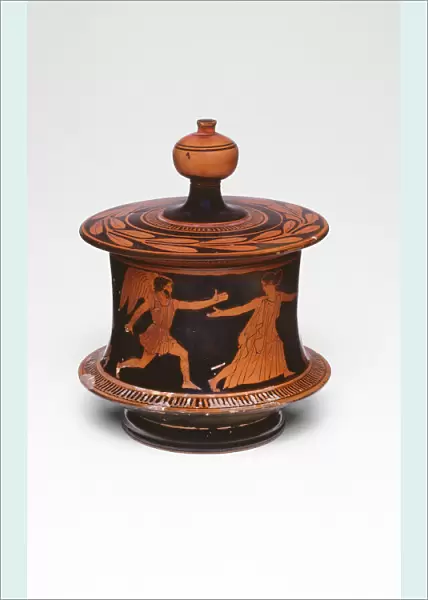 Pyxis (Container for Personal Objects), 450-440 BCE. Creator: Euaion Painter