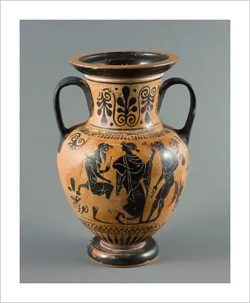 Amphora (Storage Jar), 490-480 BCE. Creator: Michigan Painter
